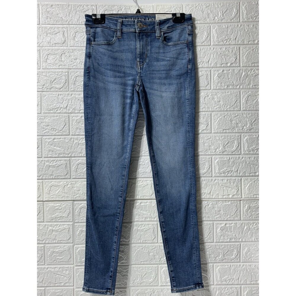 American Eagle NE(X)T LEVELL STRETCH Jegging Women's Size 4 27W Brilliant Blue